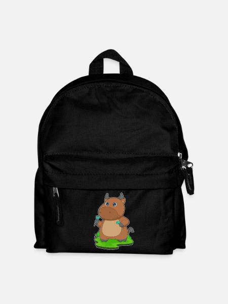 Stier Dart Dartpfeil - Kinder Rucksack - Schwarz