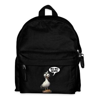 Be seagull no - Kids' Backpack - black - Front