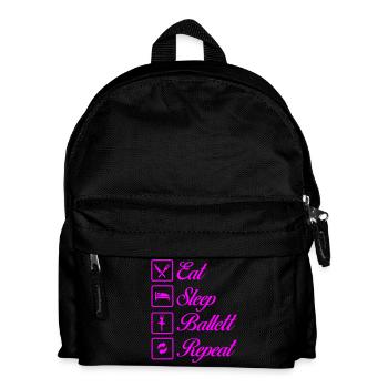 Ballet Repeat - Kids' Backpack - black - Front