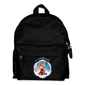 Notre petit renne mignon - Sac à dos Enfant - noir - Devant