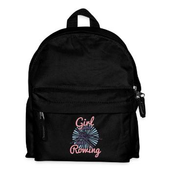 Rowing Girl - Kids' Backpack - black - Front