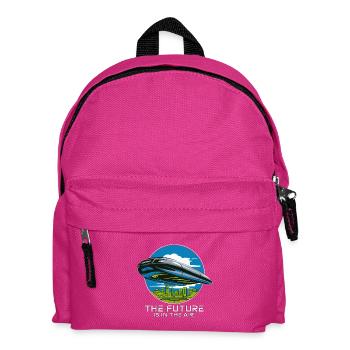 FLIEGENDES AUTO - Kinder Rucksack - Fuchsia - Vorne