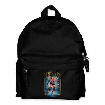 Rollschuhfahren für einen Rollschuhfahrerin - Kinder Rucksack - Schwarz - Vorne