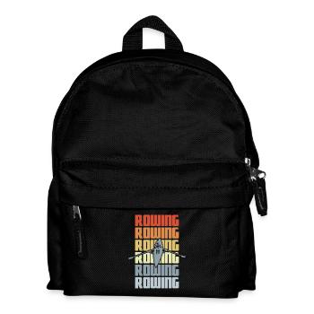 Vintage Rowing - Kids' Backpack - black - Front