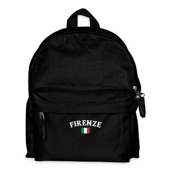 Firenze Italy Italian Flag Italian - Kids' Backpack - black - Front