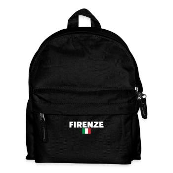 Firenze Italy Italian Flag Italian - Kids' Backpack - black - Front