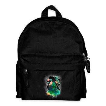 Mystique, Nature, Amoureux de la nature, Fleurs, Yoga - Sac à dos Enfant - noir - Devant