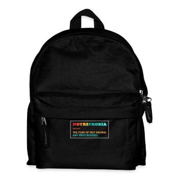 Notriphobie : La peur de l’absence de voyage - Sac à dos Enfant - noir - Devant