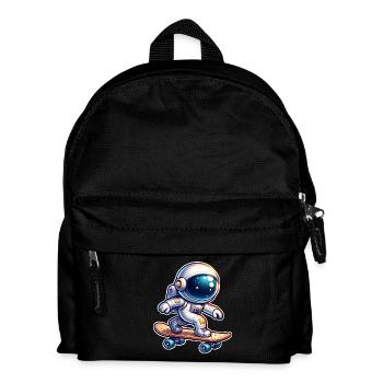 Skateboard Skate Astronaut - Kids' Backpack - black - Front