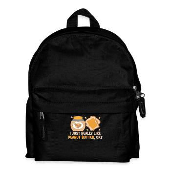 J’aime juste le beurre de cacahuète, d’accord ? Humoristique - Sac à dos Enfant - noir - Devant