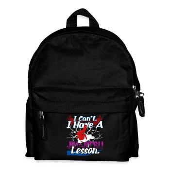I Can't I Have A Jiu Jitsu Lesson - Kids' Backpack - black - Front