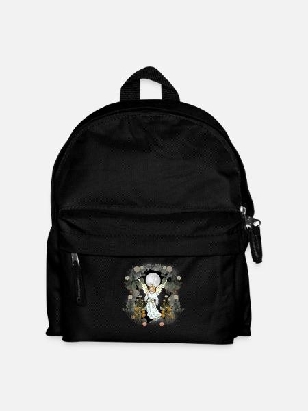 Angel spiritual fairy tale fairy tale character protector - Kids' Backpack - black