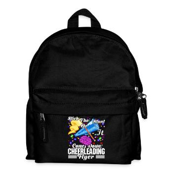 Stick The Stunt Or It Comes Down Cheerleading - Kids' Backpack - black - Front