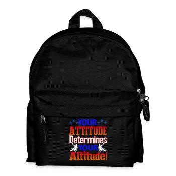 Climbing Your Attitude Determines Your Altitude - Kids' Backpack - black - Front