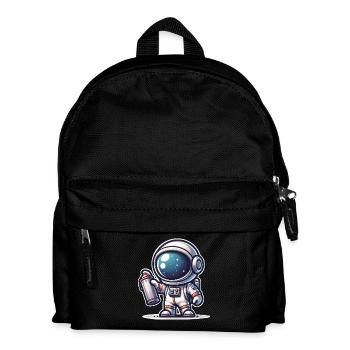 Graffiti Sprayer Astronaut - Kids' Backpack - black - Front