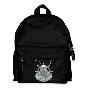 maritim Weihnachtsgeschenk Geburtstagsgeschenk - Kinder Rucksack - Schwarz - Vorne