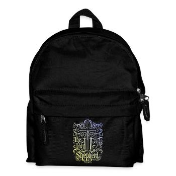 The Lord Is My Shepherd Jesus Bible Verse - Kids' Backpack - black - Front