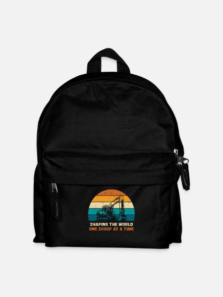 Façonnez le monde avec chaque élévateur d’excavatrice - Sac à dos Enfant - noir