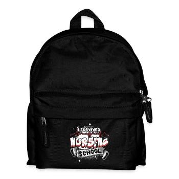 I Survived Nursing School - Kids' Backpack - black - Front