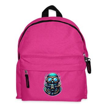 Diving Divers - Kids' Backpack - fuchsia - Front