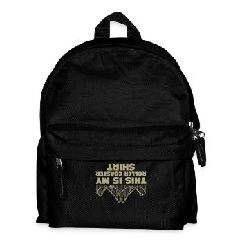 C’est mon t-shirt de montagnes russes drôle - Sac à dos Enfant - noir - Devant
