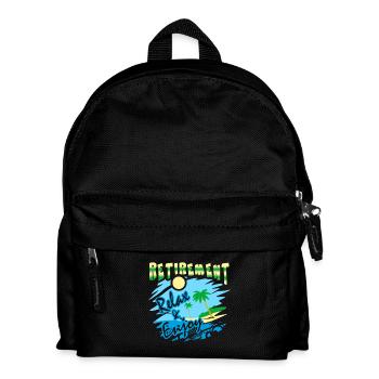 Retirement Relax And Enjoy - Kids' Backpack - black - Front