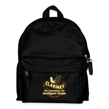 Clarinet The Instrument For Intelligent People - Kids' Backpack - black - Front