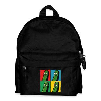 Lustige Gurken für Veganer und Vegetarier in der Diät - Kinder Rucksack - Schwarz - Vorne