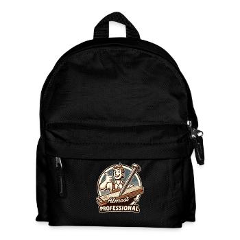 Almost professional: DIY do-it-yourselfers - Kids' Backpack - black - Front