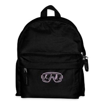 Skibrille Skifahrer Snowboard Berge - Kinder Rucksack - Schwarz - Vorne
