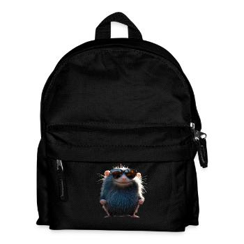 Mole with Sunglasses Love Cute Moles - Kids' Backpack - black - Front
