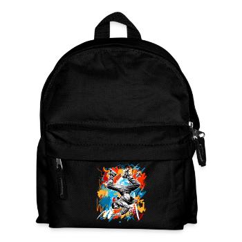 Breakdance - Kinder Rucksack - Schwarz - Vorne