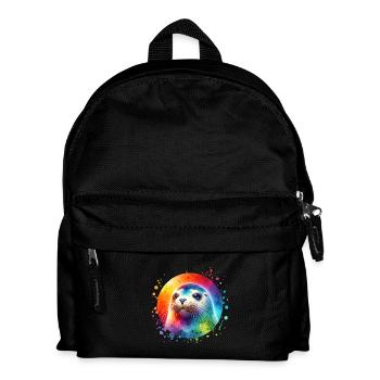 Seal seal - Kids' Backpack - black - Front