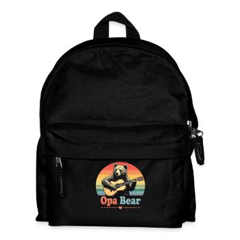 Grandpa Bear Grandpa Bear Grandpa Birthday Bear Fans Bear - Kids' Backpack - black - Front