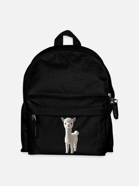 Alpaka Süßes Lama Farm Life Is Better With Alpakas - Kinder Rucksack - Schwarz