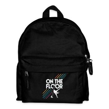 On The Floor – Cool Breakdance Design - Kids' Backpack - black - Front