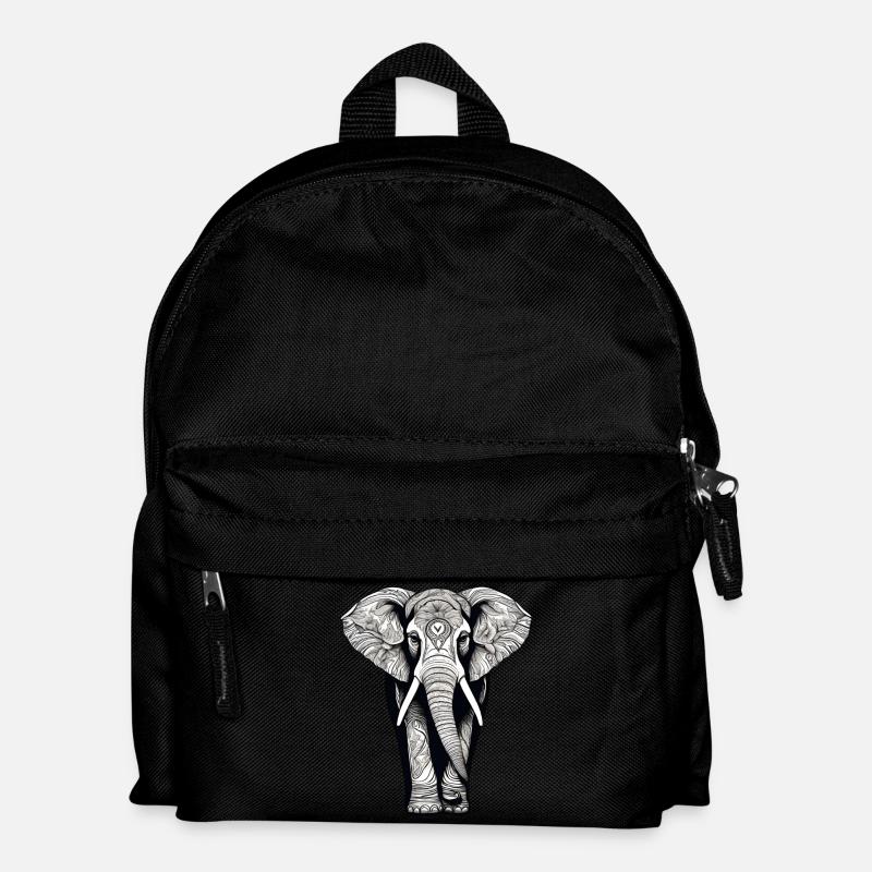 Elephant - Kinder Rucksack - Schwarz