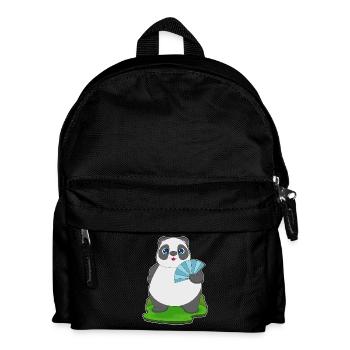 Panda Handheld Fan - Kids' Backpack - black - Front
