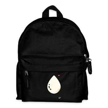 Ein Tropfen Milch mit Liebe und Herz - Kinder Rucksack - Schwarz - Vorne