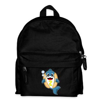 Dolphin Hot Dog - Kids' Backpack - black - Front