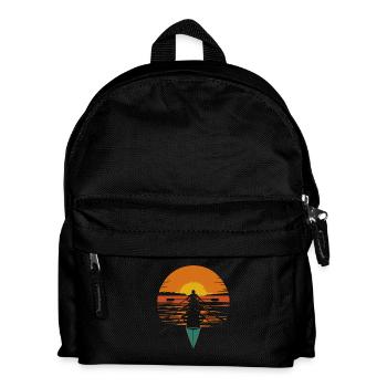 Portrait d’aviron - Sac à dos Enfant - noir - Devant