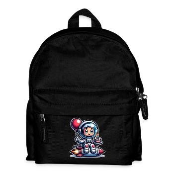 Anniversaire astronaute - Sac à dos Enfant - noir - Devant