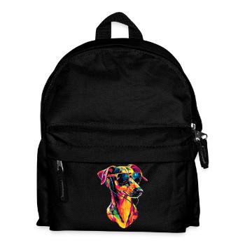 Greyhound Dog Lover Hunting Dog Love Greyhound - Kids' Backpack - black - Front