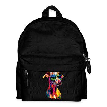 Greyhound Dog Lover Hunting Dog Love Greyhound - Kids' Backpack - black - Front
