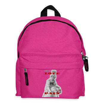Love The Pain - Kids' Backpack - fuchsia - Front