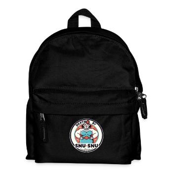 Große starke Frau, Death by Snu Snu - Kinder Rucksack - Schwarz - Vorne