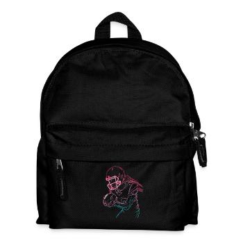 American football player - Kids' Backpack - black - Front