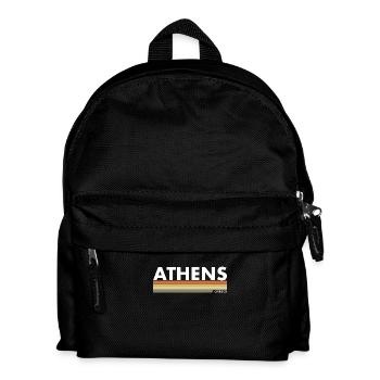 Athens Griechenland Griechische Grieche - Kinder Rucksack - Schwarz - Vorne