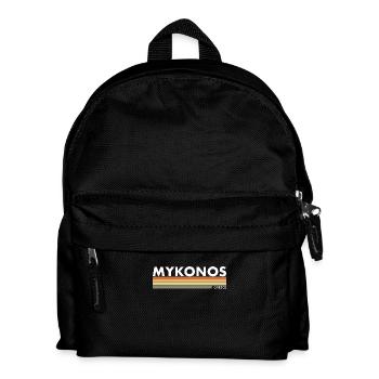 Mykonos Grèce Grec - Sac à dos Enfant - noir - Devant