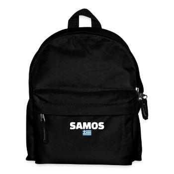 Samos Grèce Drapeau grec Grec - Sac à dos Enfant - noir - Devant